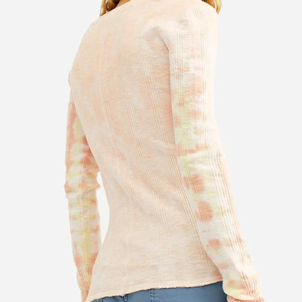 Free People Pink Long Sleeve Tee - Picture 3 of 10